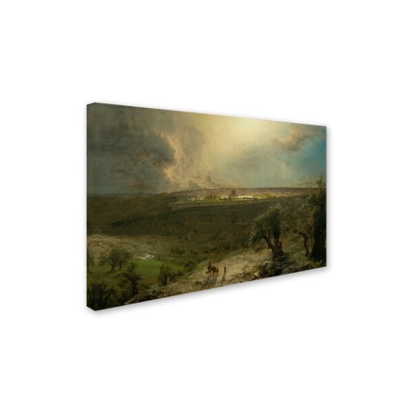 Church 'Jerusalem From The Mount Of Olives' Canvas Art,12x19